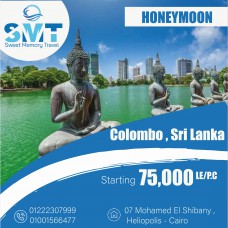 Colombo , Sri Lanka : From 02/09/2023 till 08/09/2023 (Honeymoon )